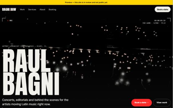 Web de Raul Bagni